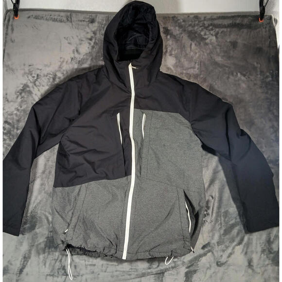 Body Glove Winter Snow Jacket Men's Coat Size XL Black And Grey Ski Jacket - Picture 1 of 9